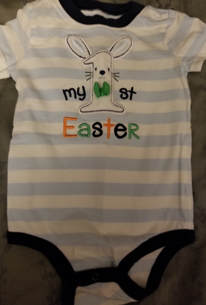 Short Sleeve My 1st Easter Onesie